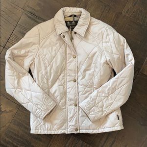 Tan Barbour jacket